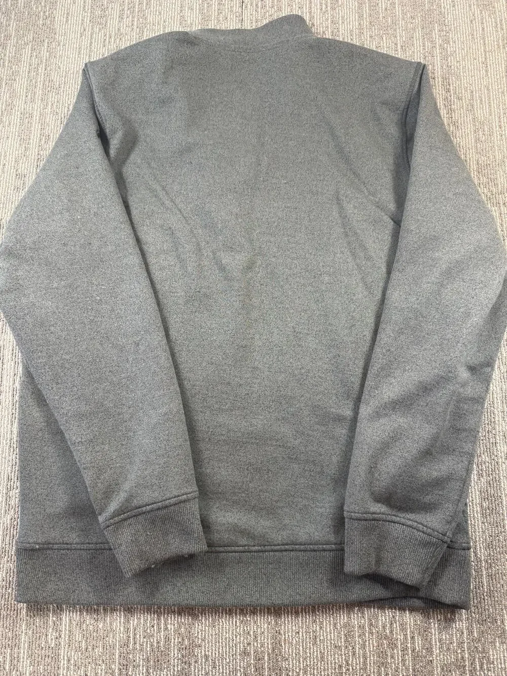 TravisMathew Sweatshirt Mens 2XL Gray Snap Mock Neck Pullover Golf Henley Soft
